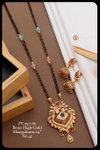Pc 2 Designer Brass High Gold Mangalsutra Suppliers In India
